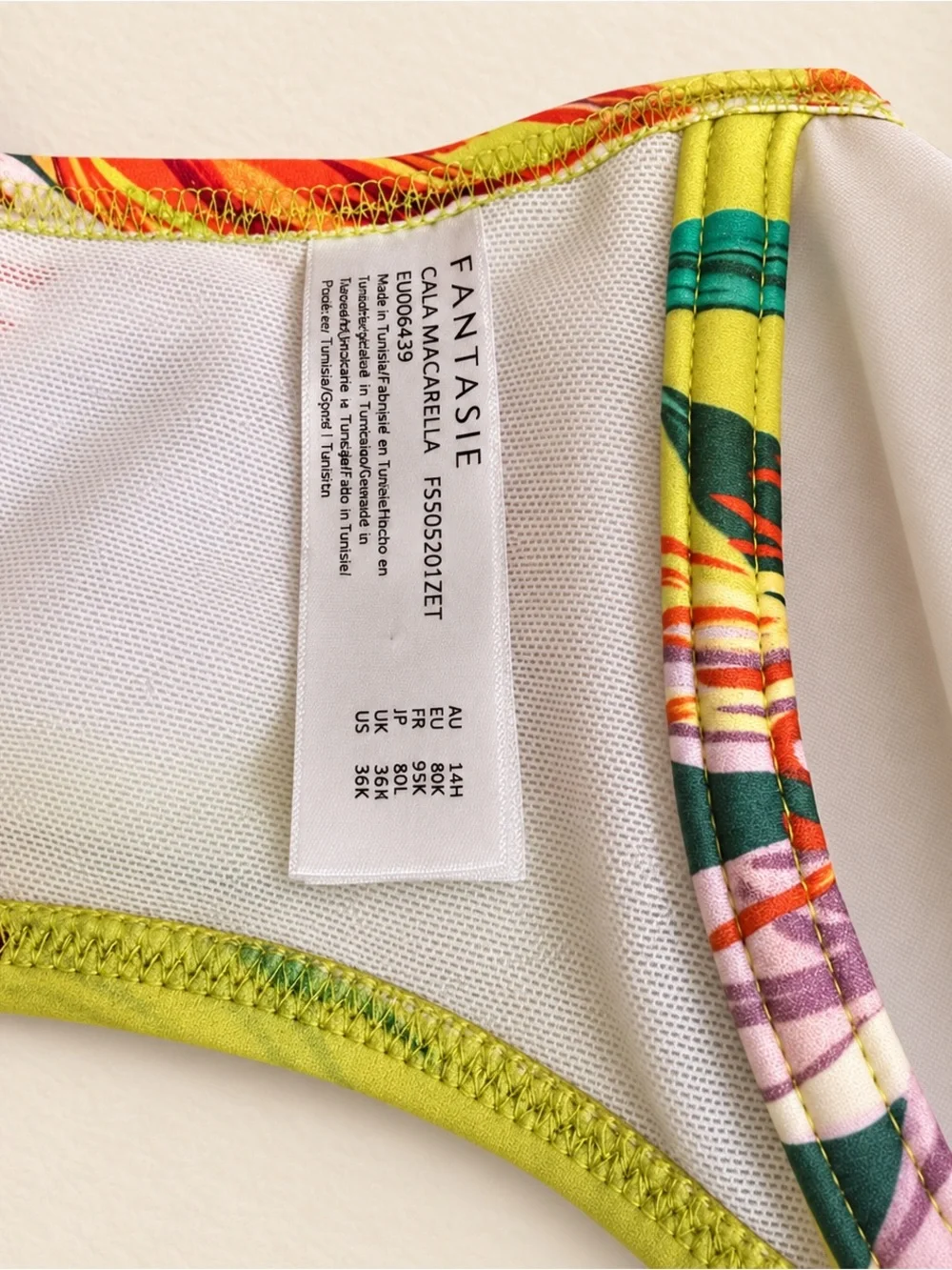 Fantasie Cala Macarella Tropical Bikini Set 36K/L